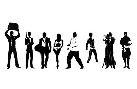 007 characters Large