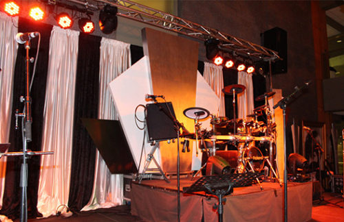 Art Deco Fan, Stage Set