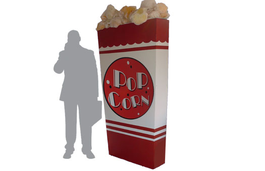 1950s popcorn box event decor rental DC Large