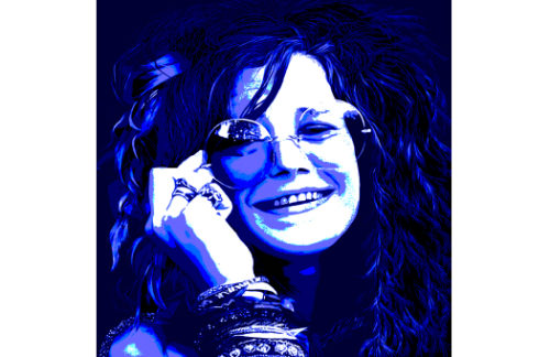 Lithograph, Janice Rock, Blue
