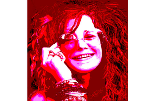 Lithograph, Janice Rock, Red