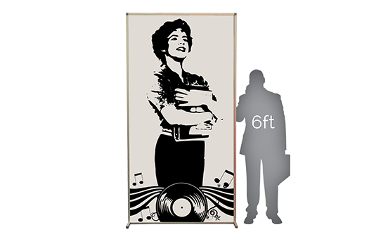 1970s Grease Lit Silhouette 4x8 Betty Rizzo large