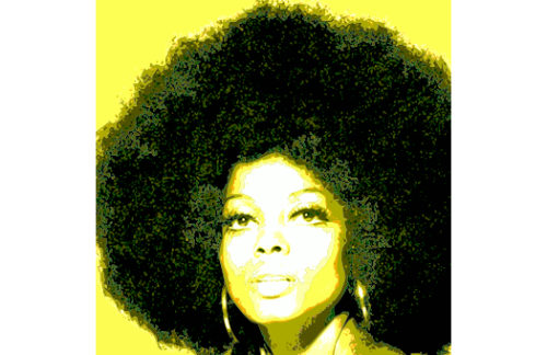 Lithograph, Diana Pop, Yellow