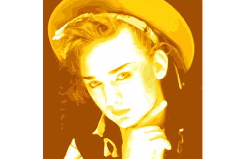 Lithograph, Pop Boy, Yellow