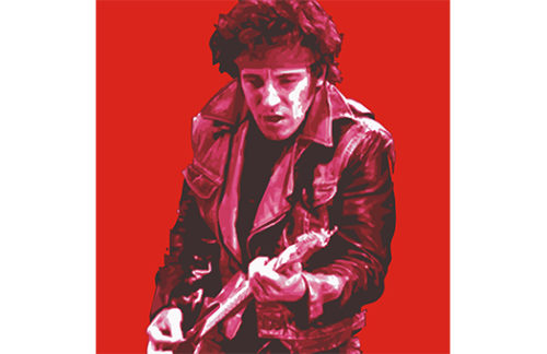 Lithograph, Bruce Rock, Red