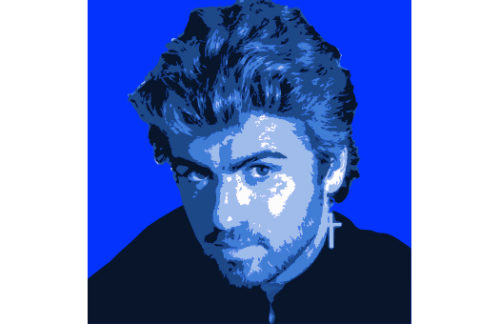 Lithograph, George Pop, Blue