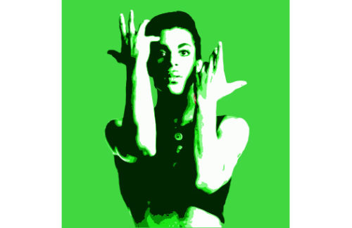 Lithograph, Prince of Pop, Green