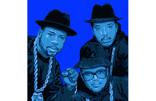 Lithograph, Running Hip Hop, Blue