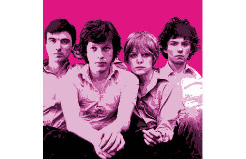 Lithograph, Talking Rock, Magenta