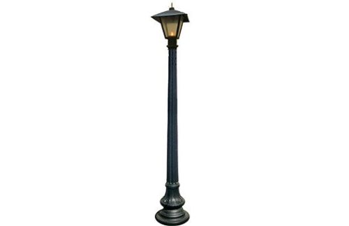 Fluted Lamp Post with Square Lantern Head