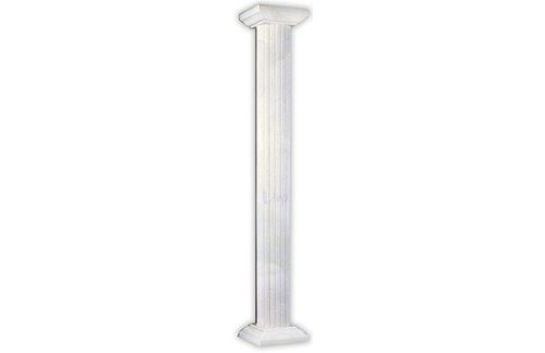 8ft White Trojan Column