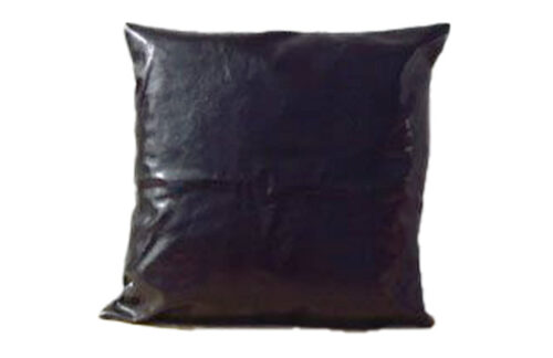 Brown Leather Reversible Pillow