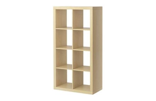Natural Bar Back Cube Shelves, Small