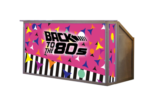 Back to the 80s Colorful Theme Bar
