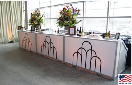 Lit Bar w/ Art Deco Design