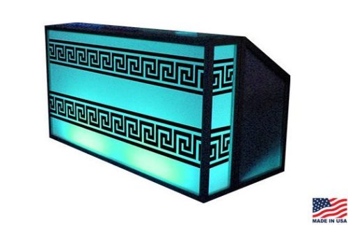 Lit Bar w/ Greek Pattern