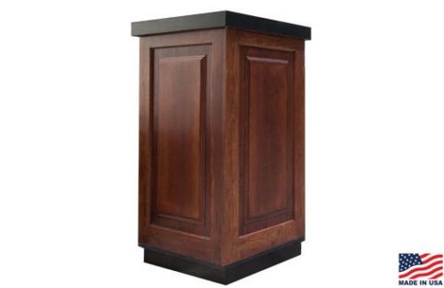 Mahogany New Style Bar Pedestal