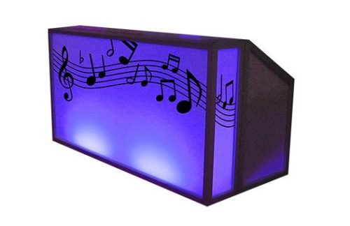 Lit Bar w/ Music Pattern