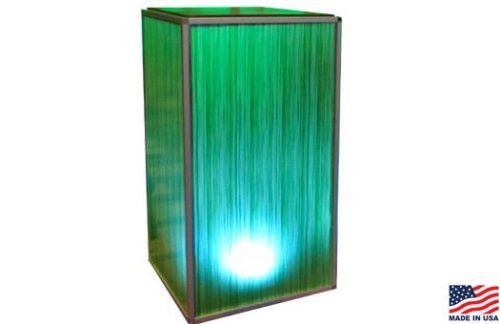 Lit Aluminum Pedestal w/ Spring Grass sides