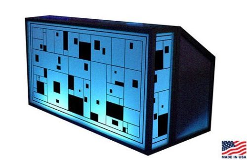 Lit Bar w/ Square Pattern