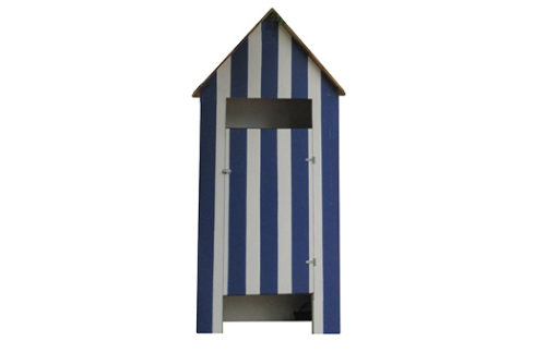 Beach Bath House Set, Blue