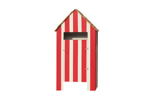 Beach Bath House Set, Red