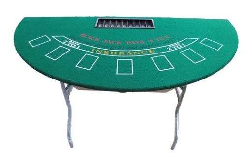 Casino, Black Jack Half Circle Table