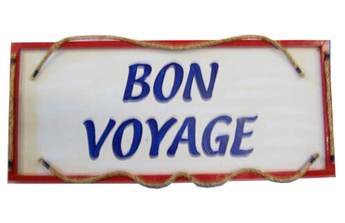 Bon Voyage Sign