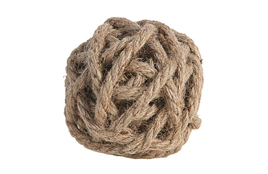 Centerpiece Decorative Ball of Cole Twine Small 10084 large