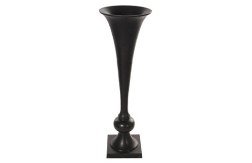Black Trumpet Vase, Small