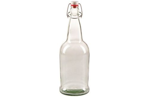 Clear Ale Bottle w/ Stopper