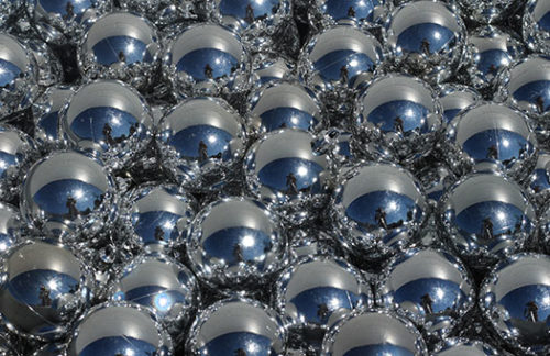 Mirrored Holiday Balls