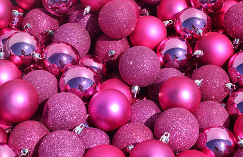 Pink Holiday Balls