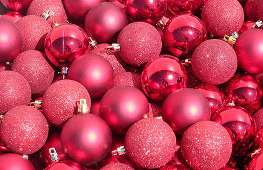 Centerpieces Holiday Balls Red Large