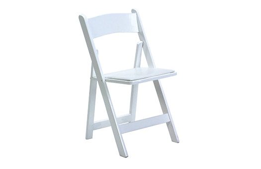 Chairs White Resin Folding Chair Large