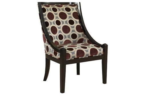 Chairs polka dot high back Large