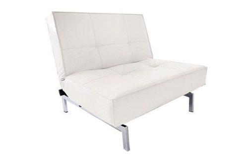 Split Back White Chair