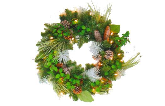 Christmas Wreath Vermont Pine Collection event decor rentals Large