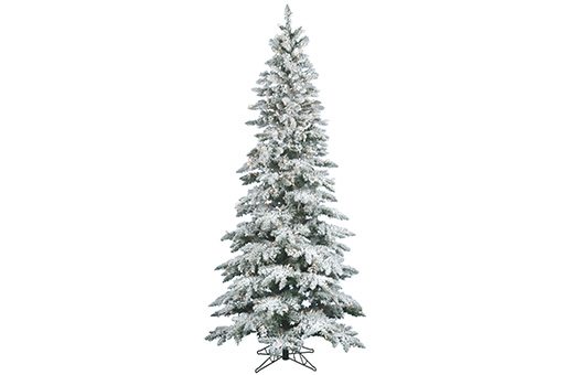 Christmas flocked alpine tree 7.5ft Large