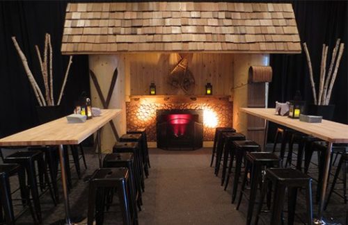 Ski Lodge with Fireplace