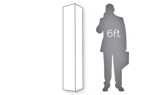 GeoForm Lit Column 6ft