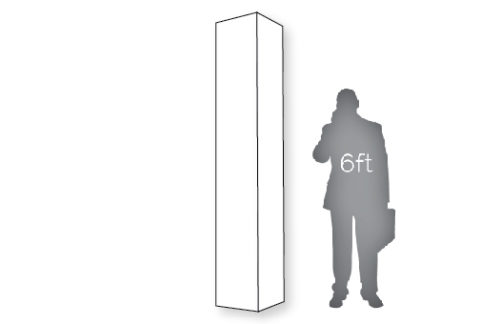 GeoForm Lit Column 8ft