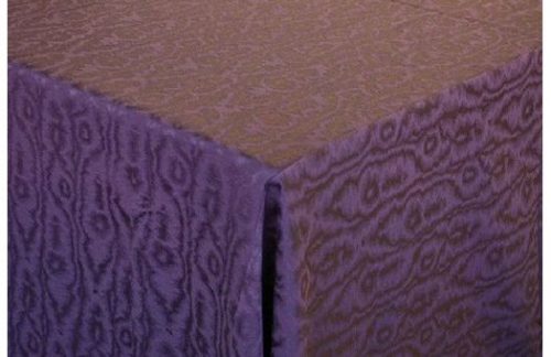 90" Square Damask, Concord Oak