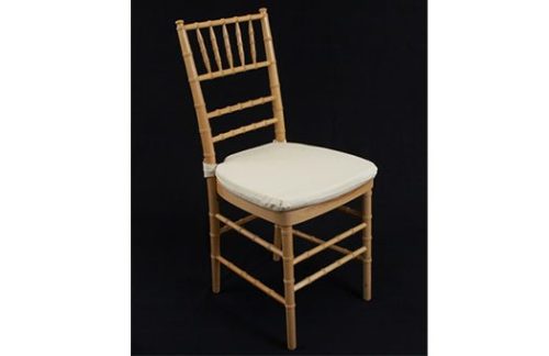1.5" Cream Twill Chair Cushion w/ Velcro
