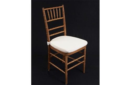 1.5" White Bengaline Chair Cushion w/ Velcro