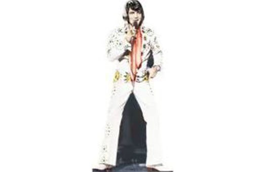 Cutout Elvis Presley vegas event decor rental NOVA Large
