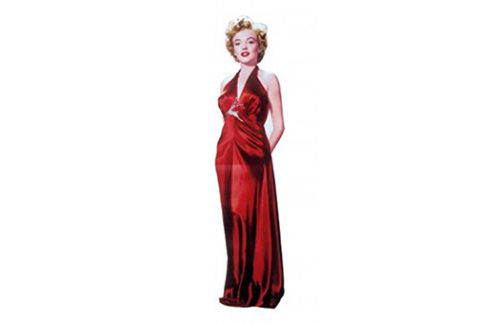 Marilyn Monroe, Red Dress Cutout