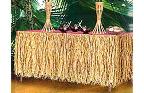 Raffia Thatch Table Skirt