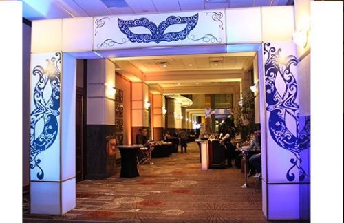 Masquerade Marquee Entranceway