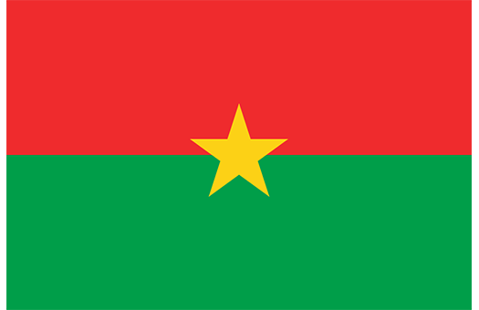 Flag Burkina Event decor